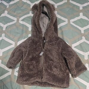 Cozy Brown Kids Jacket with Hood